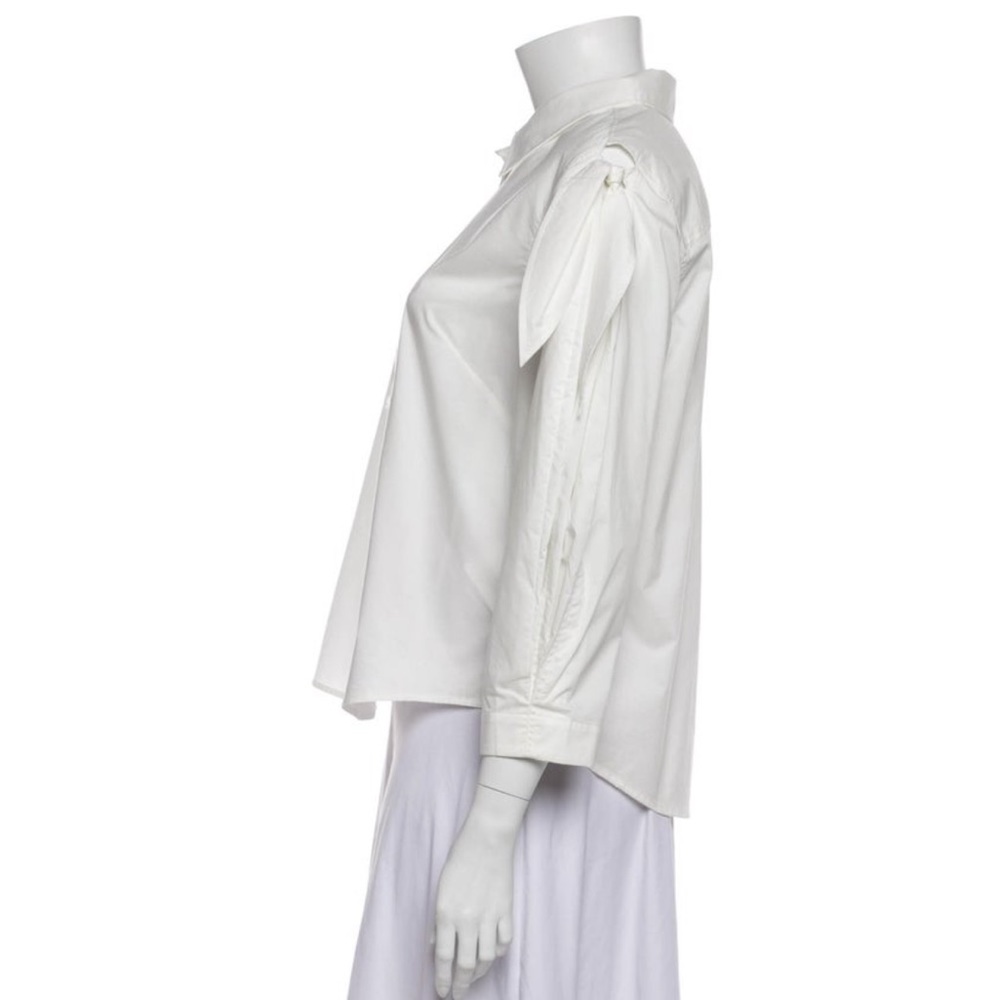 NWT Tanya Taylor Kinsley Puff-Sleeve Button Down Shirt - Picture 5 of 13